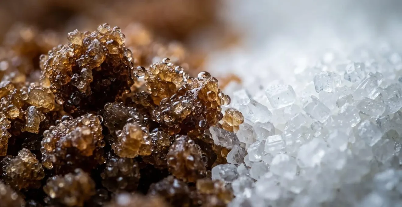 Technique d'ajustement des liquides pour substituer la cassonade au sucre blanc en pâtisserie